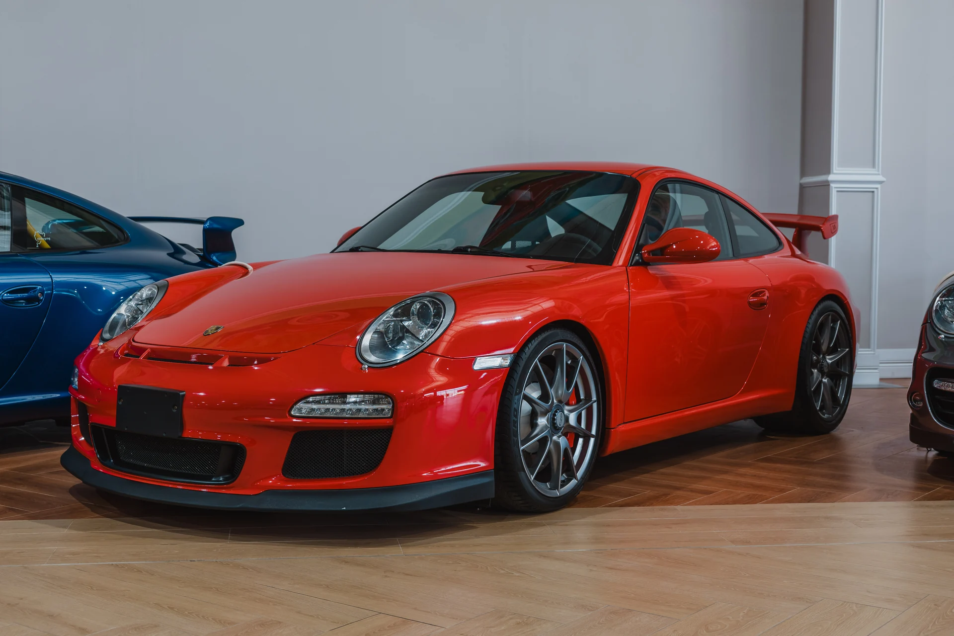 Porsche GT3 rojo, carrocería completa